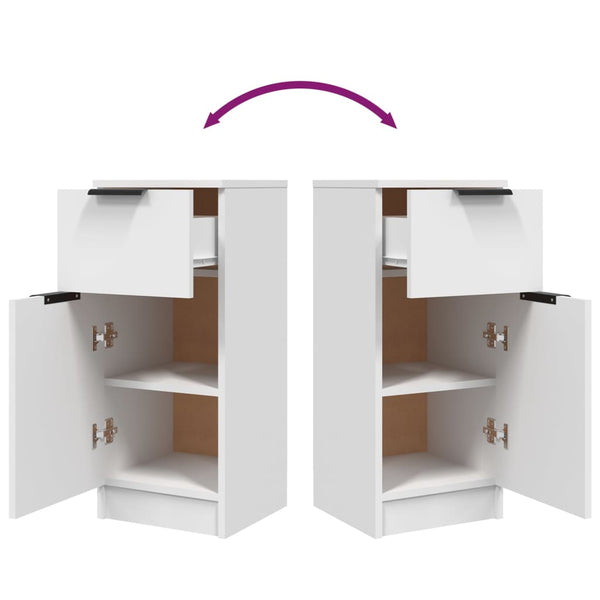 Senkki valkoinen 30x30x70 cm tekninen puu