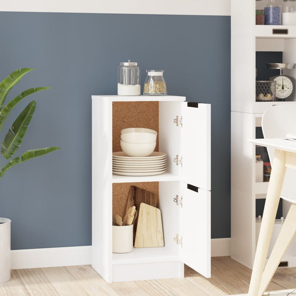 Senkki valkoinen 30x30x70 cm tekninen puu