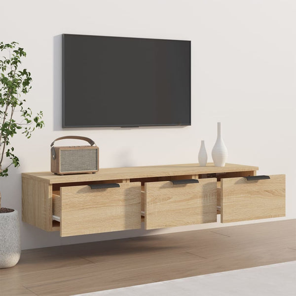 Seinäkaappi Sonoma-tammi 102x30x20 cm tekninen puu