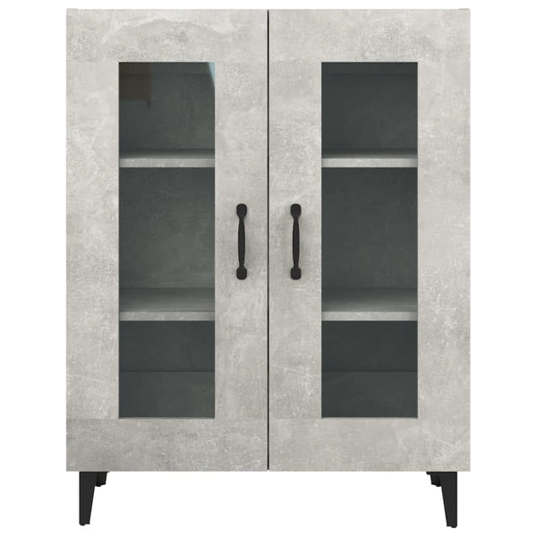 Senkki betoninharmaa 69,5x34x90 cm tekninen puu