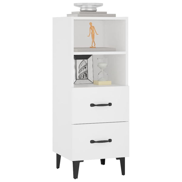 Senkki valkoinen 34,5x34x90 cm tekninen puu