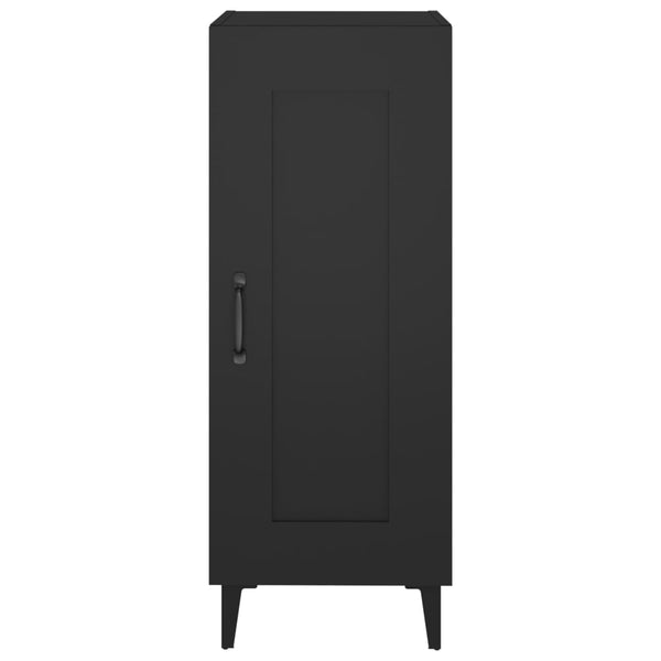 Senkki musta 34,5x34x90 cm tekninen puu