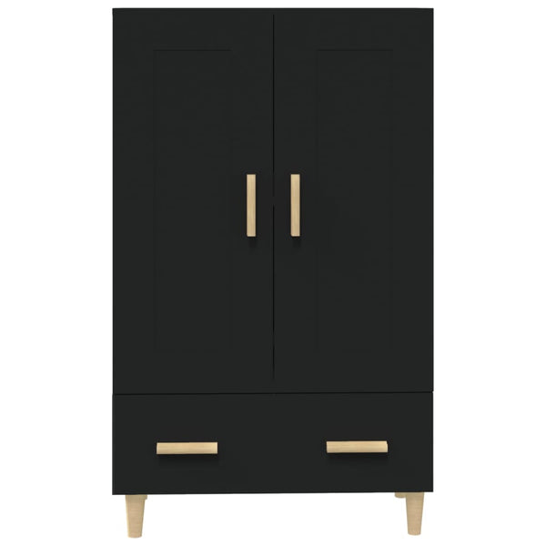 Kaappi musta 70x31x115 cm tekninen puu