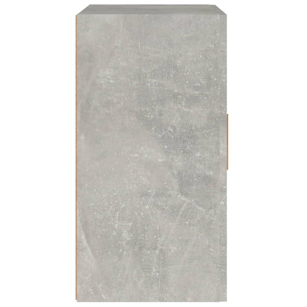Seinäkaappi betoninharmaa 60x30x60 cm tekninen puu
