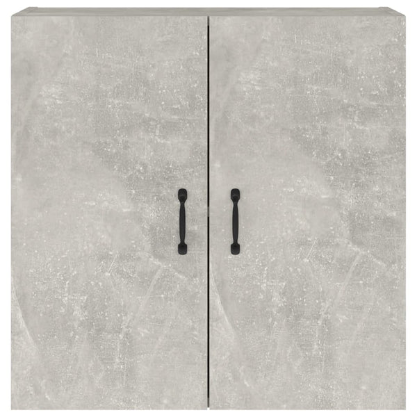 Betoninharmaa seinäkaappi Jabre 60x31x60cm (puinen)