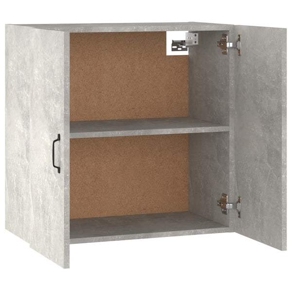 Betoninharmaa seinäkaappi Jabre 60x31x60cm (puinen)