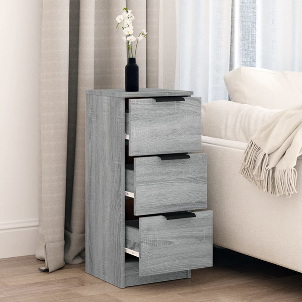 Senkki harmaa Sonoma 30x30x70 cm tekninen puu