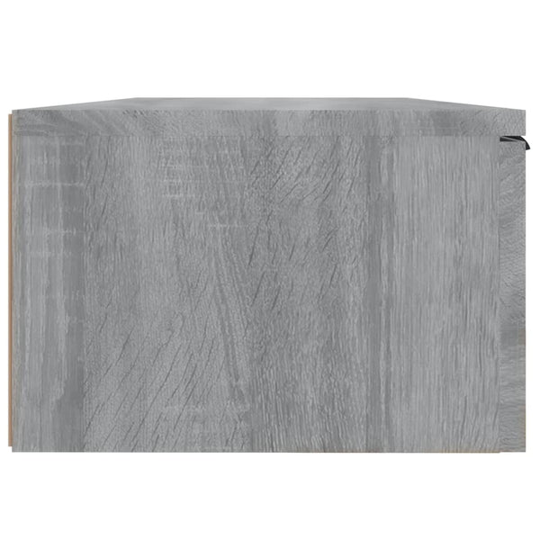 TV-seinäkaappi harmaa Sonoma 68x30x20 cm tekninen puu