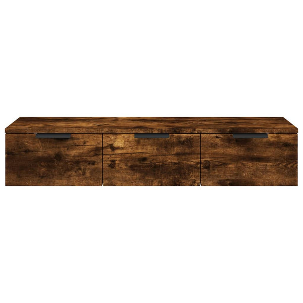 Seinäkaappi savutammi 102x30x20 cm tekninen puu