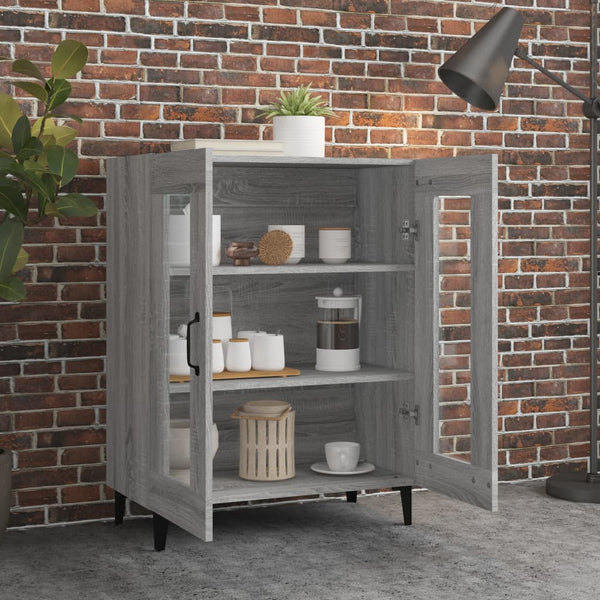 Senkki harmaa Sonoma 69,5x34x90 cm tekninen puu