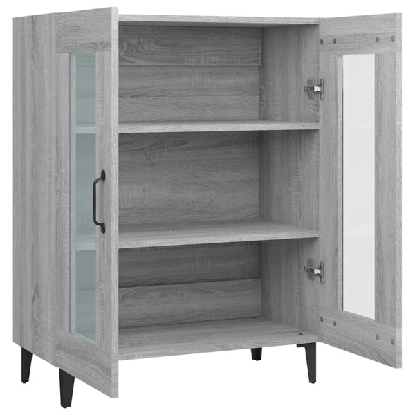 Senkki harmaa Sonoma 69,5x34x90 cm tekninen puu