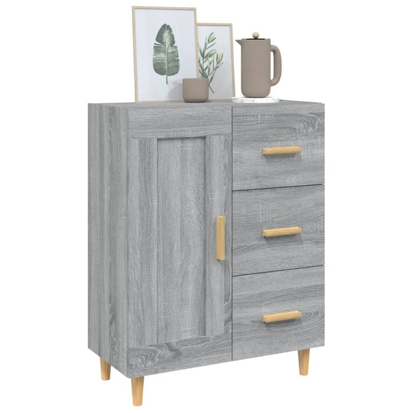 Senkki harmaa Sonoma 69,5x34x90 cm tekninen puu