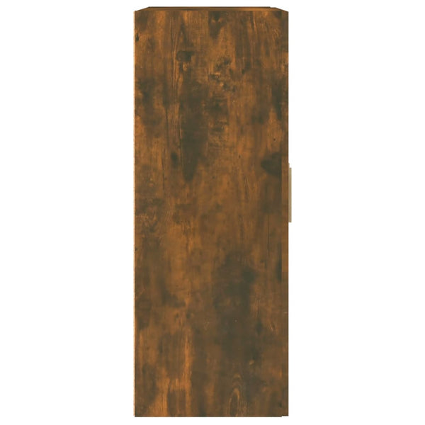 Seinäkaappi savutammi 69,5x32,5x90 cm tekninen puu