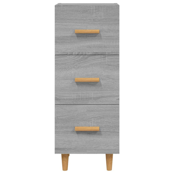 Senkki harmaa Sonoma 34,5x34x90 cm tekninen puu