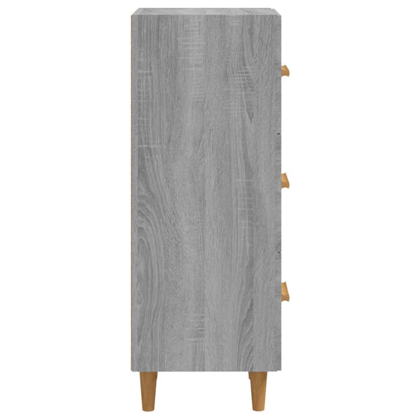 Senkki harmaa Sonoma 34,5x34x90 cm tekninen puu