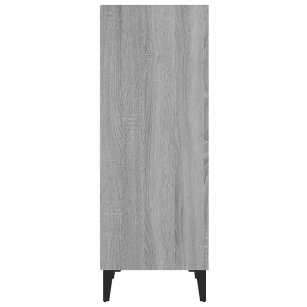Senkki harmaa Sonoma 34,5x32,5x90 cm tekninen puu