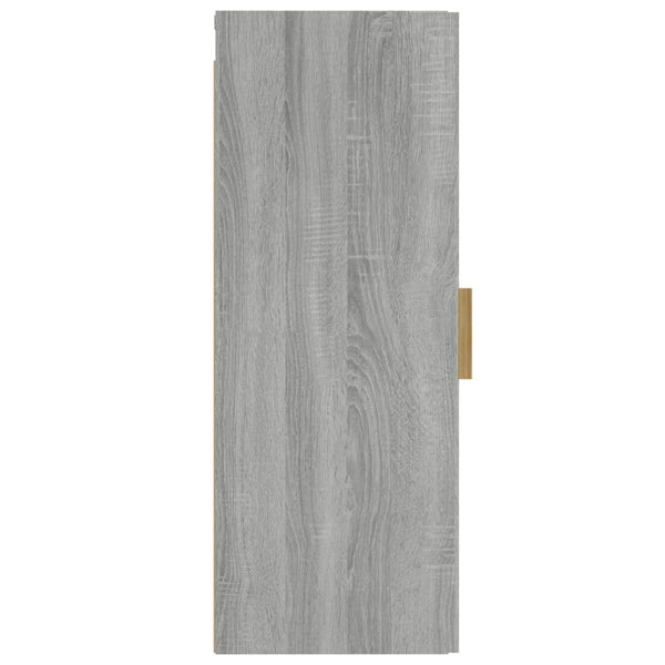 Seinäkaappi harmaa Sonoma 34,5x34x90 cm tekninen puu