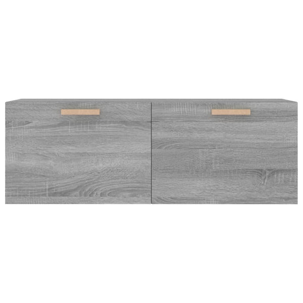 Seinäkaappi harmaa Sonoma 100x36,5x35 cm tekninen puu