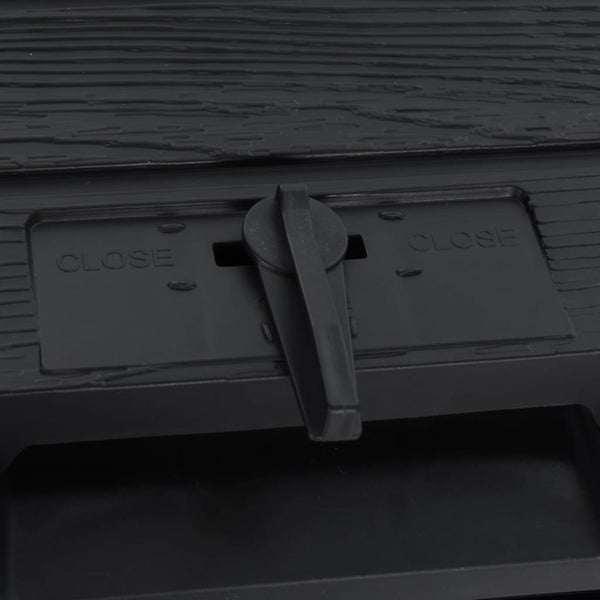 Puutarhakompostori musta 280 l polypropeeni