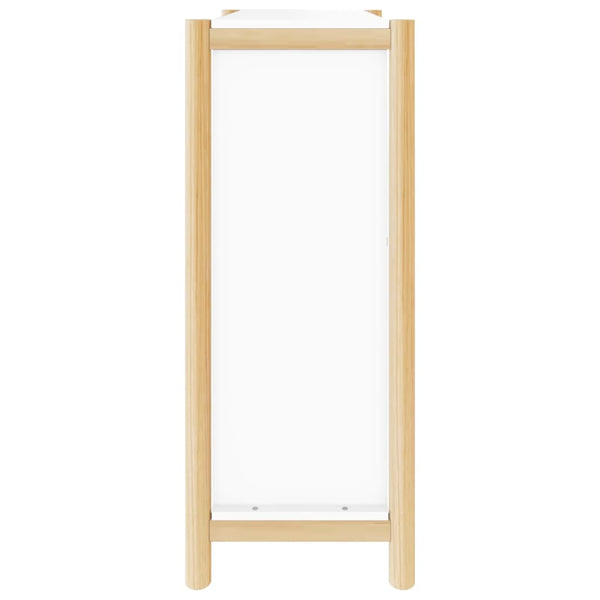 Kenkäkaappi valkoinen 57,5x33x80 cm tekninen puu