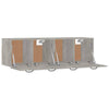 Seinäkaapit 2 kpl betoninharmaa 80x35x36,5 cm tekninen puu