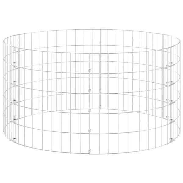 Galvanoitu puutarhakomposti Oleniuc Ø100x50cm (teräs)