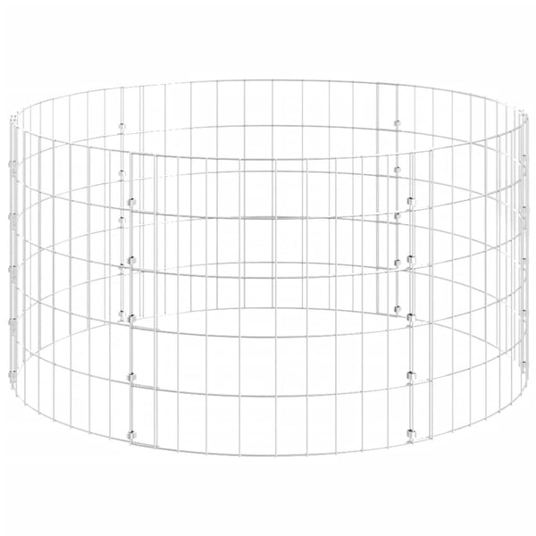 Galvanoitu puutarhakomposti Oleniuc Ø100x50cm (teräs)