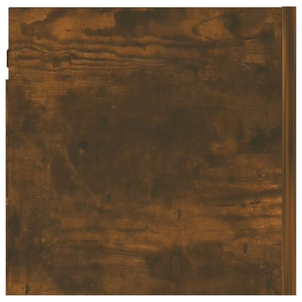 Seinäkiinnitettävät TV-kaapit 8 kpl savutammi 30,5x30x30 cm