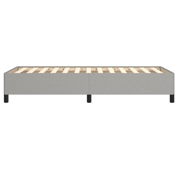Sängynrunko ilman patjaa vaaleanharmaa 90x190cm Single kangas