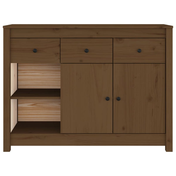 Senkki hunajanruskea 100x35x74 cm täysi mänty
