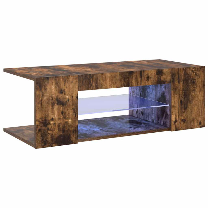Savutammi tv-taso led-valoilla Jair 90x39x30cm