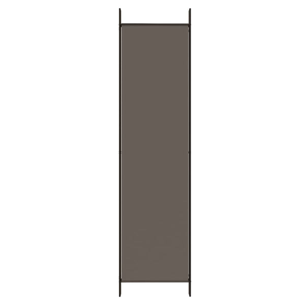 4-paneelinen Tilanjakaja antrasiitti 200x200 cm kangas