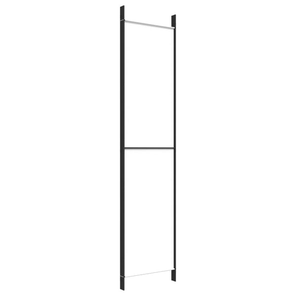 4-paneelinen Tilanjakaja valkoinen 200x220 cm kangas