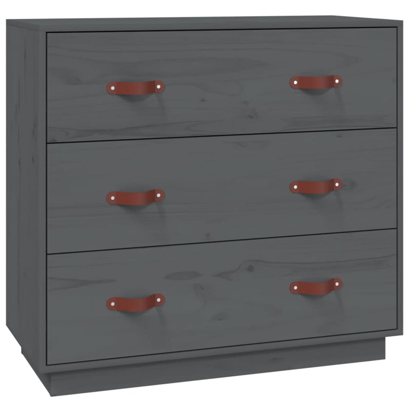 Harmaa senkki Wincler 80x40x75cm (mänty)