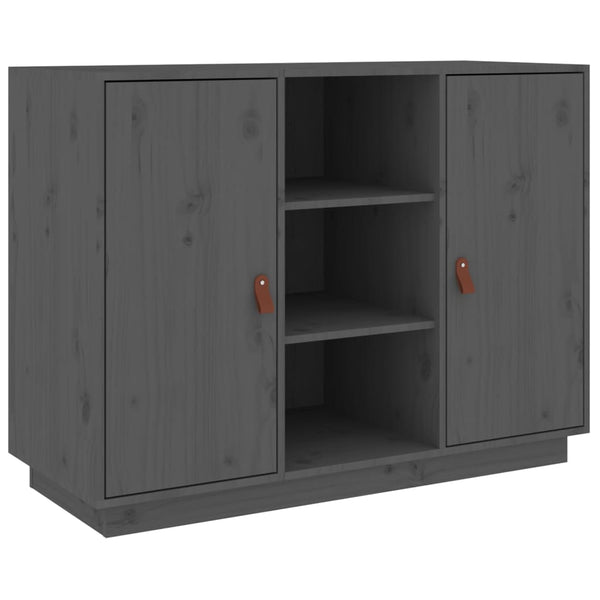Senkki harmaa 100x40x75 cm täysi mänty