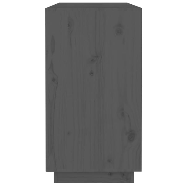 Senkki harmaa 100x40x75 cm täysi mänty
