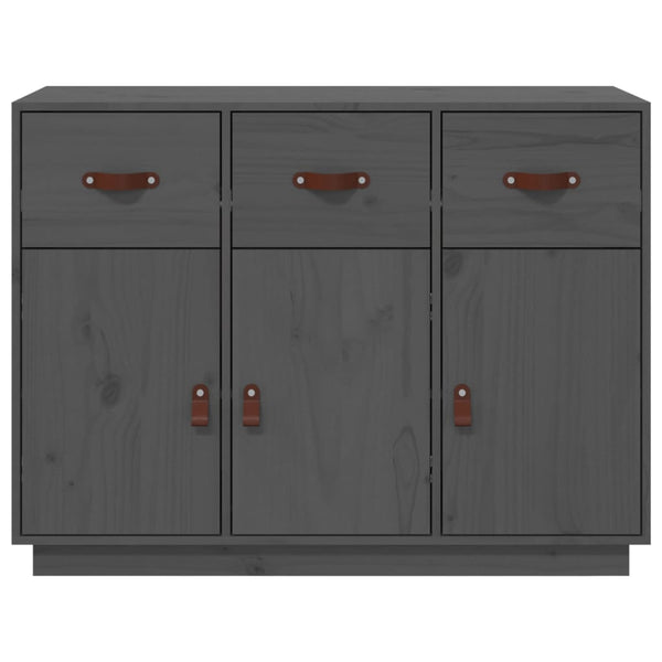Senkki harmaa 100x40x75 cm täysi mänty