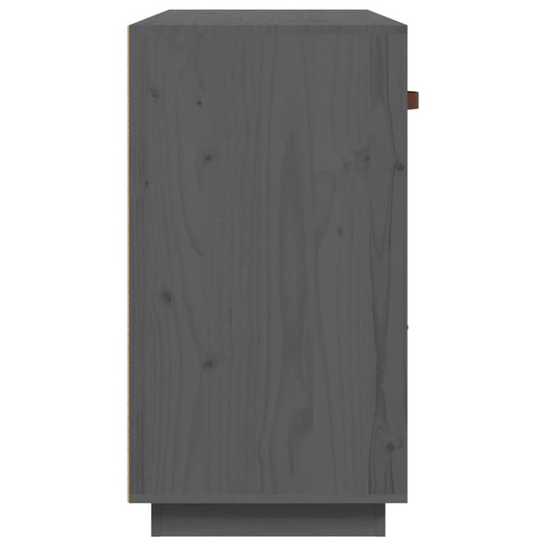 Senkki harmaa 100x40x75 cm täysi mänty