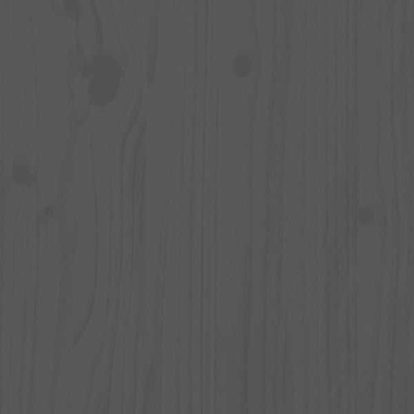 Senkki harmaa 100x40x75 cm täysi mänty