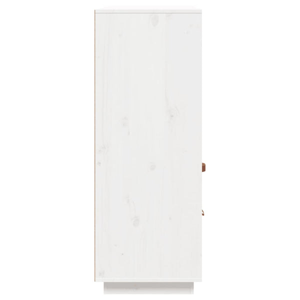 Kaappi valkoinen 34x40x108,5 cm täysi mänty