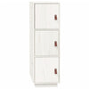 Kaappi valkoinen 34x40x108,5 cm täysi mänty