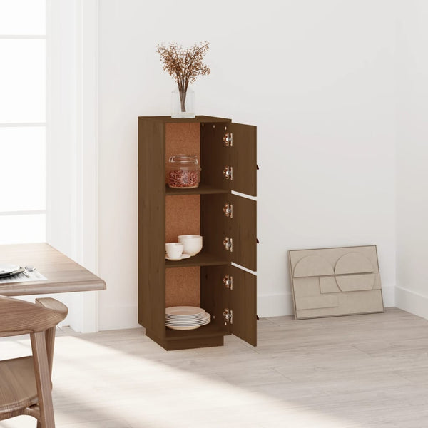 Kaappi hunajanruskea 34x40x108,5 cm täysi mänty