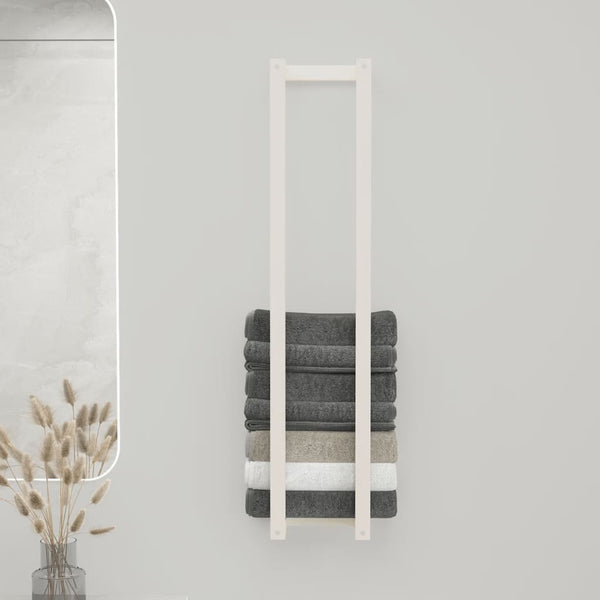 Pyyheteline valkoinen 23x18x110 cm täysi mänty