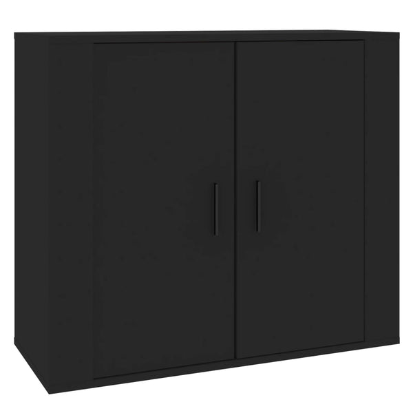 Senkki musta 80x33x70 cm tekninen puu