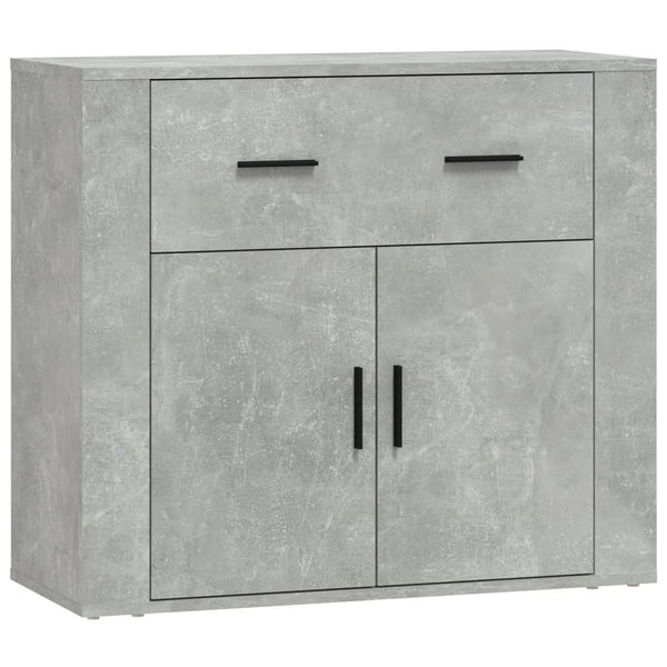 Senkki betoninharmaa 80x33x70 cm tekninen puu