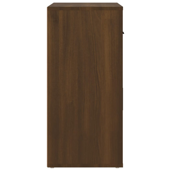 Senkki ruskea tammi 80x33x70 cm tekninen puu
