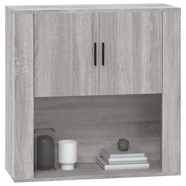 Seinäkaappi harmaa Sonoma 80x33x80 cm tekninen puu