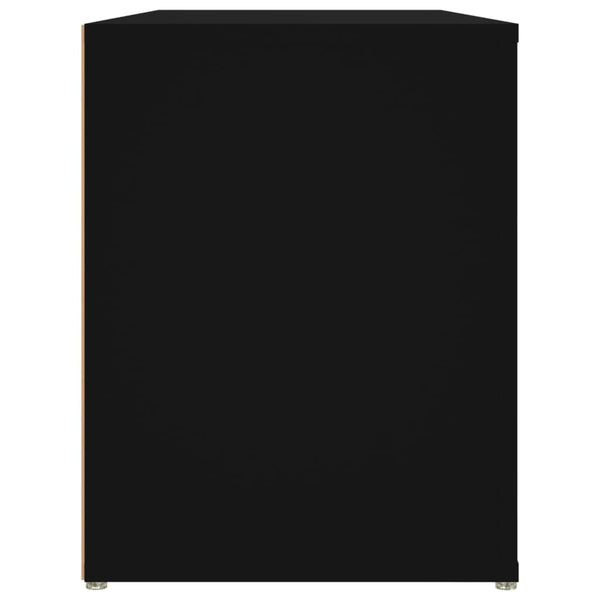 Kenkäteline musta 100x35x45 cm tekninen puu