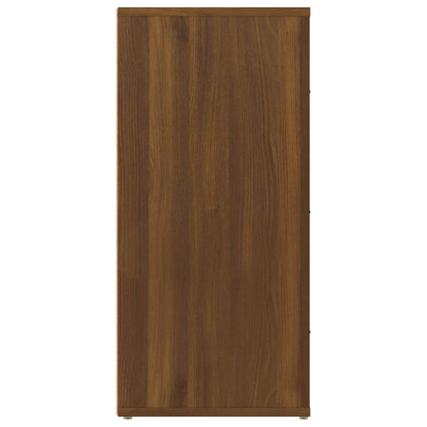 Senkki ruskea tammi 40x33x70 cm tekninen puu