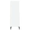 Kaappi valkoinen 60x36x110 cm tekninen puu